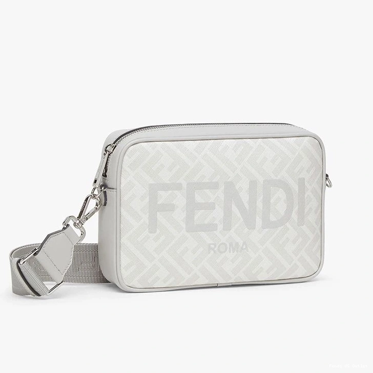 Affordable HOT Compact Fabric Fendi Motif White In Logo Camera FF ROMA Case 0811